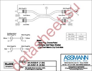 AK-AV500-R datasheet  